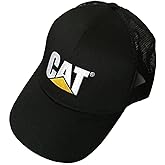 CAT Logo Caterpillar Black mesh Back Trucker hat Truck Diesel Gear Cap