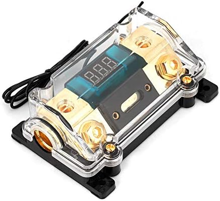 Auto Verstärker Powercap 4.0 Leistungskondensator Auto - Mit LED Spannungsanzeige Für Audio Verstärker Leistungskondensator Audio Verstärker
