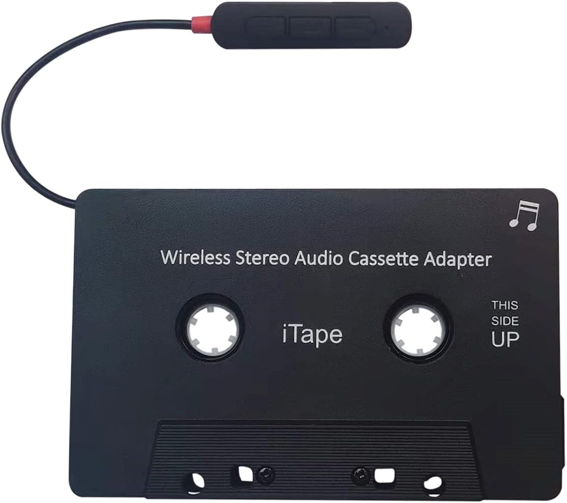 iTape Cassette Adapter Car Bluetooth Work While Charging Bluetooth TF+EDR Stereo Audio Receiver Adapter for Car cassette tapes