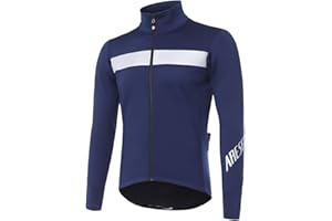 ARESFUEL Winter Cycling Jacket for Men Windproof Thermal Fleece Road Bike Clothing Running Jacket Windbreaker Reflective