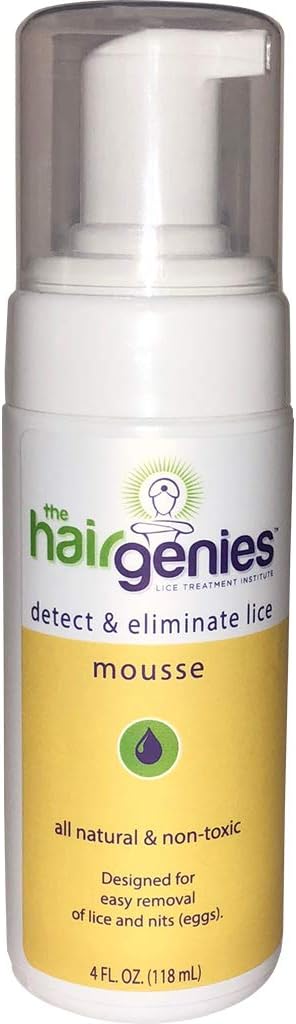 Amazon Com Hair Genies Mousse Detect Eliminate Treat Super Lice
