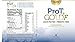 ProT GOLD +F Tropical Sugar Free Liquid Protein shots + Prebiotic Fiber - 16oz bottle with 16 1oz servings. A Clinically Proven Nano Hydrolyzed Collagen Protein used in 3K Medical Facilities