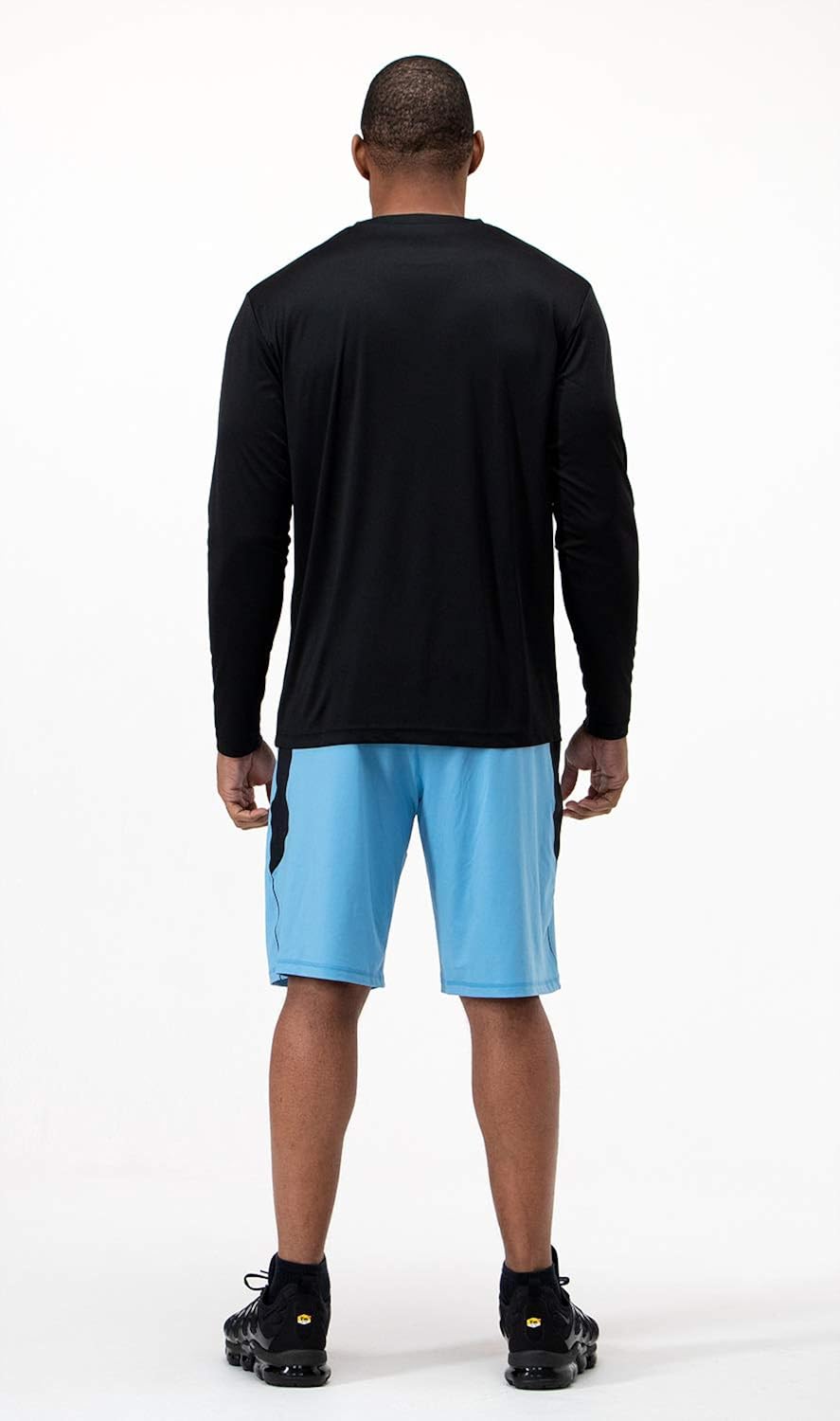 DEVOPS Men's 2 Pack UPF 50+ Sun Protection Long Sleeve Dri Fit Fishing Hiking Running Workout T-Shirts: Clothing