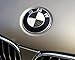 Accarparts Black Emblem for BMW Replacement Hood or Trunk Emblem Logo Front 82mm Rear 74mm For BMW E30 E36 E34 E60 E65 E38 X3 X5 X6 3-Series 5-Series 6-Series 7-Series (2 Pack)