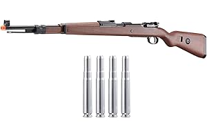 LANCER TACTICAL WWII Kar 98K Bolt Action Gas Airsoft Double Bell Rifle