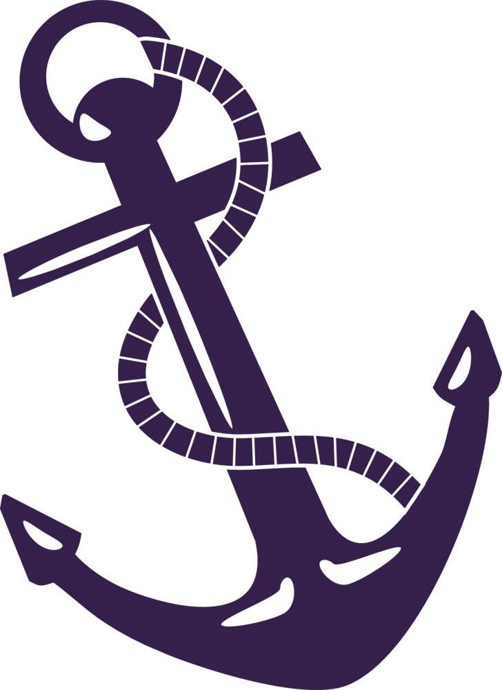 GRAZDesign Wandtattoo Anker maritim Badezimmer-Aufkleber für Fliesen