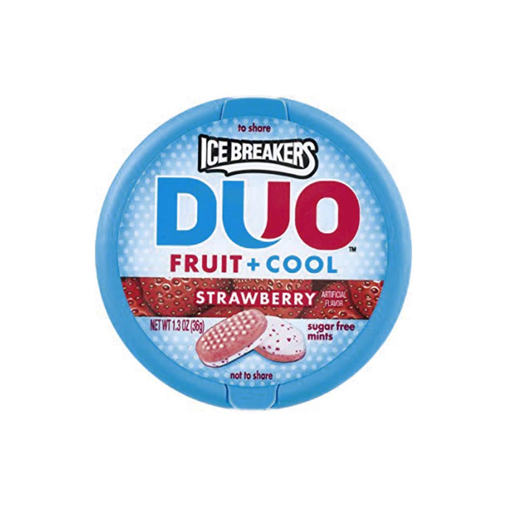 Buy Ice Breakers Fruit & Cool Sugar Free Mints, Strawberry 8 ea, count