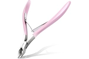 NXJ INFILILA Cuticle Trimmer, Cuticle Clippers for Women Stainless Steel Cuticle Cutter Extremely Sharp Full Jaw Cuticle Nippers Gift for Professional Nail Salon and Home Use