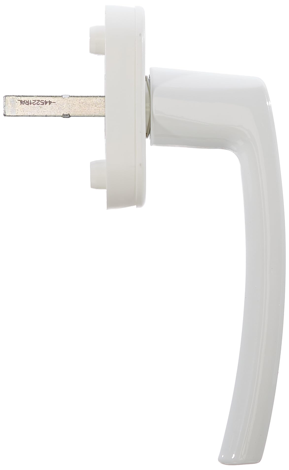 Roto Line Window Handle Traffic White with Screws Square Pin 7 x 32 mm