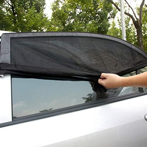 Domitlar 4 Pack Car Side Window Baby Sun Shade, Universal Fit Breathable Mesh Car Sunshade Protector Protects Your Baby and Pets from Sun Heat and Glare Fits Most Cars and SUVs