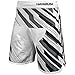 Hayabusa Metaru Charged Brazilian Jiu Jitsu and MMA Shorts (White/Grey, 32)