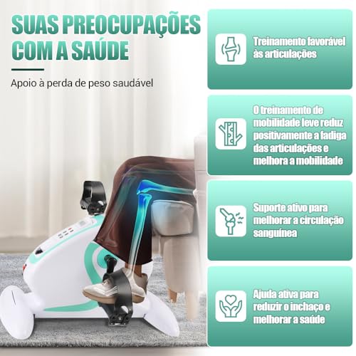 110V Bicicleta Fisioterapia, Cicloergometro Fisioterapia, Mini Bicicleta Ergometrica Fisioterapia, Bicicleta Fisioterapia Idoso, Mini Bicicleta Fisioterapia Elétrica