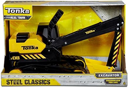 tonka steel excavator toy vehicle