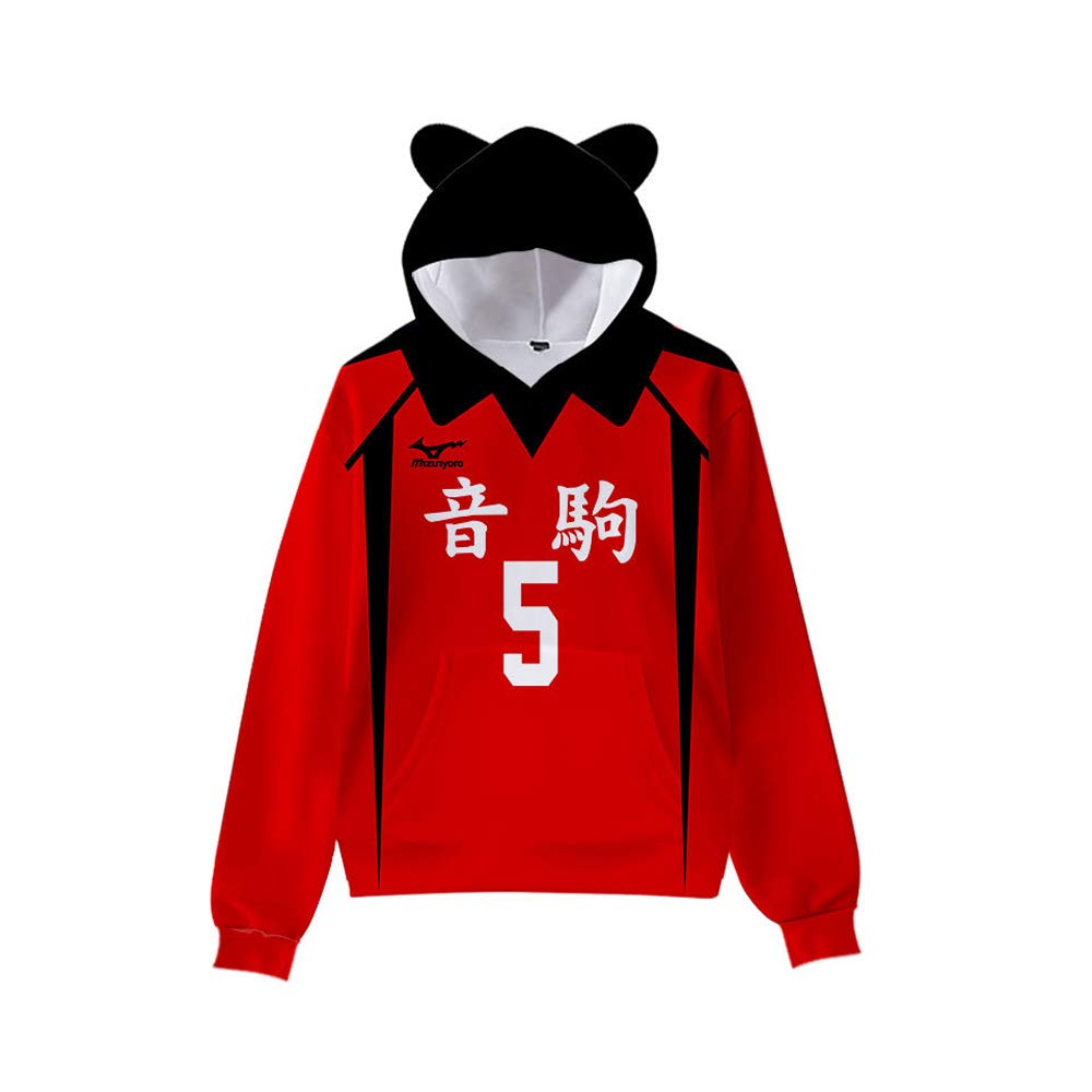Kozume Kenma Hoodie Nekoma Nekoma Kenma Cosplay Volleyball Hoodie