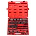 Sunex 3580, 3/8 Inch Drive Master Impact Socket Set, 80 Piece, SAE/Metric, 5/16 Inch - 3/4 Inch, 8mm - 19mm, Standard/Deep/Universal, Cr-Mo, Radius Corner, Chamfered Opening, Dual Size Markings, Heavy Duty Storage Case, Includes Star and Inverted Star Soc primary