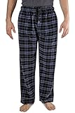 Men's Yarndyed Super Soft Polar Fleece Pajama Bottom Lounge Pants Sizes S / 3XL