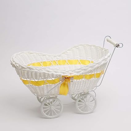 baby pram wicker basket