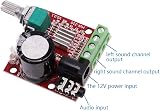 DollaTek Mini 2.0 PAM8610 10W+10W 2 Channel Class D Amplifier DC 12V view 7