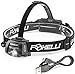 Foxelli USB Rechargeable Headlamp Flashlight – 280 Lumen, up to 100 Hours of Constant Light on a Single Charge, Ultra Bright, Waterproof, Impact Resistant, Lightweight & Comfortable Headlight