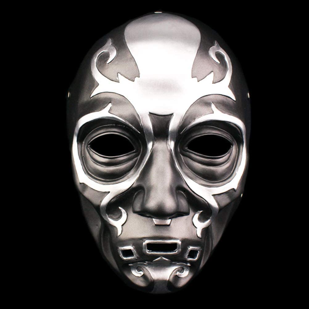 Photo 1 of Death Cosplay Eater Mask 3D Scary Skull Mask Masquerade Party Halloween Costume Horror Resin Props Holiday Gifts