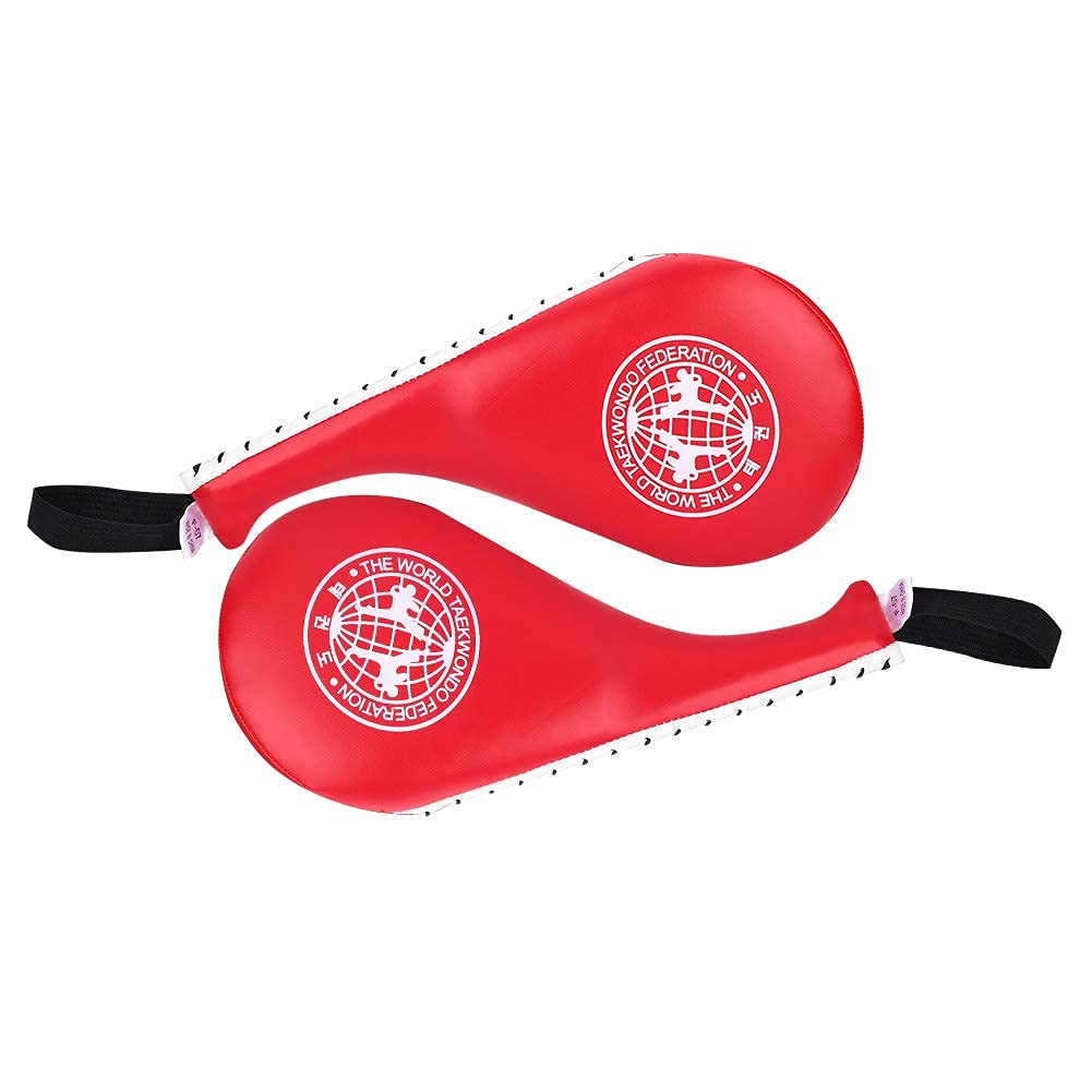 V GEBY Taekwondo Kick Pads Taekwondo Durable Kick Pads Targets for Kickboxing Training(Red) Sporttarget Taekwondo Sporttarget Taekwondo Sports Equipment Taekwondo