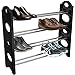 Sorbus Shoe Rack Organizer- 20 Pairs, Black