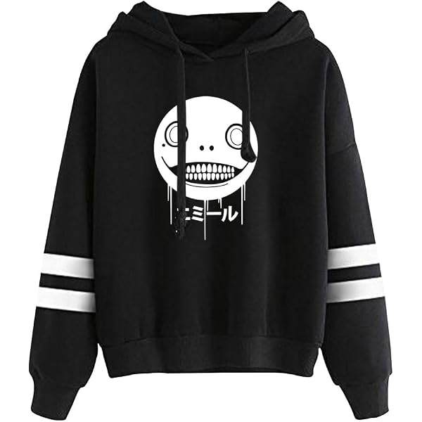 Sweat à Capuche Serial Experiments Lain Anime - Unisexe, Tailles XXS à 3XL - Tissu Polyester Doux - Manches Longues - Idéal Cosplay, Quotidien, Cadeau