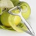Apolu New Zinc Alloy Fruit Parer - Y-shaped Swivel Peeler- Polished & Heavy-duty Metal Shaving Knife - Practical & Simple Kitchen Gadget, Silver
