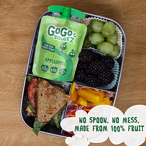 GOGO SQUEEZ APPLESAUCE, VARIETY PACK (APPLE/BANANA/STRAWBERRY), 3.2 OUNCE (20 POUCHES)