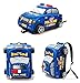 Children Toddler Kid's 2-4-6th Grade Pupils School Bag Backpack with Wheeled Trolley Hand (blue)