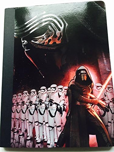 Star Wars Composition Notebook, Cover Characters May Vary (Kylo Ren,Droid or Stormtrooper) 100 Wide Ruled Sheets, 7.5" x 9.75"