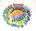 100+ Pack of Random Polyhedral Dice in Multiple Colors | At Least 15 Complete Sets | 4 Sided, 6 Sided, 8 Sided, 10 Sided, 12 Sided, 20 Sided and Percentile Dice Included |At Least 15 Color | Large Durable Velvet & Satin Dice Bag Included