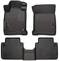 Husky Liners Front & 2nd Seat Floor Liners Fits 13-17 Accord Sedan