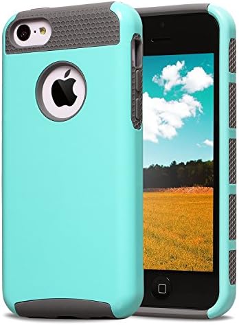 iPhone 5C Case, AUMIAU Cute Shockproof Armor Denfender Case for iPhone 5C Electronics
