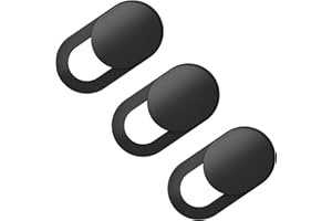 Yilador Laptop Camera Cover Slide, Ultra Thin Webcam Cover for iPhone iPad MacBook Pro Computer iMac Cell Phone PC Accessories, 0.027" Camera Blocker Slider, Great for Privacy (Small*3)