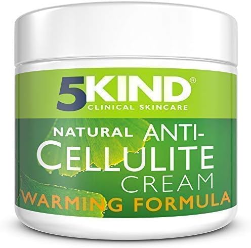 5Kind Extra Strong Anti Cellulite Cream 200ml, Natural Warming Formula Cellulite Remover, Firming Cream for Loose Skin