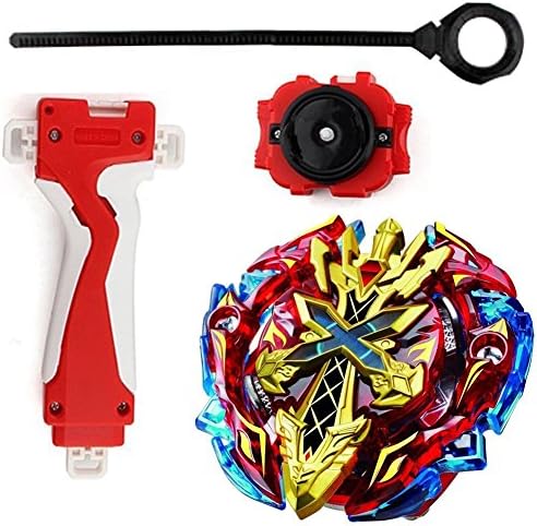 Mbaoluo Bey Battling B-48 Xeno Xcalibur M.I Beyblades with Launcher Stater set High Performance Battling Top B-48