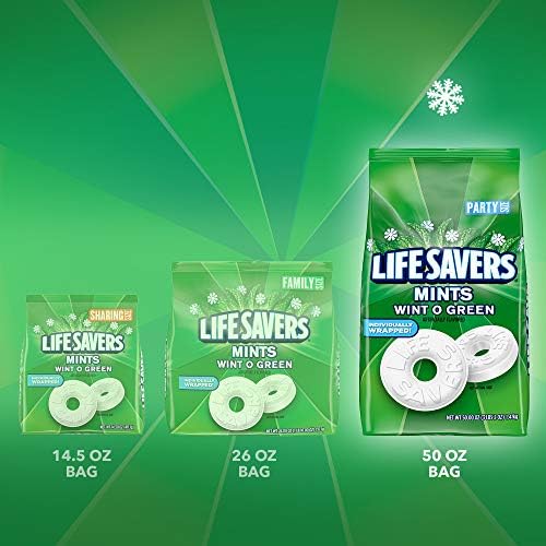 LIFE SAVERS Mints WintOGreen Hard Candy 50Ounce Bag