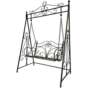 Columpio balancín Banco de jardín (Hierro 2 plazas: Amazon.es: Hogar