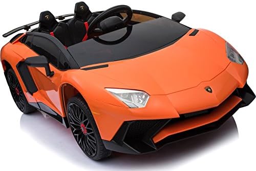 組立済み発送 電動乗用ラジコン ランボルギーニ アベンタドール Sv 0913 オレンジ おもちゃ 売り込み 電動乗用