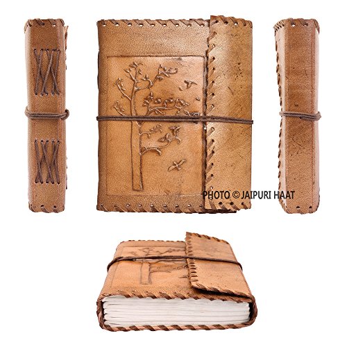 Premium quality Leather Diary Journal Antique Embossed Tree alongwith Pure recycled organic Handmade Paper (1813CM) 180 Pages Premium quality Leather Diary Journal Antique Embossed Tree alongwith Pure recycled organic Handmade Paper (1813CM) 180 Pages