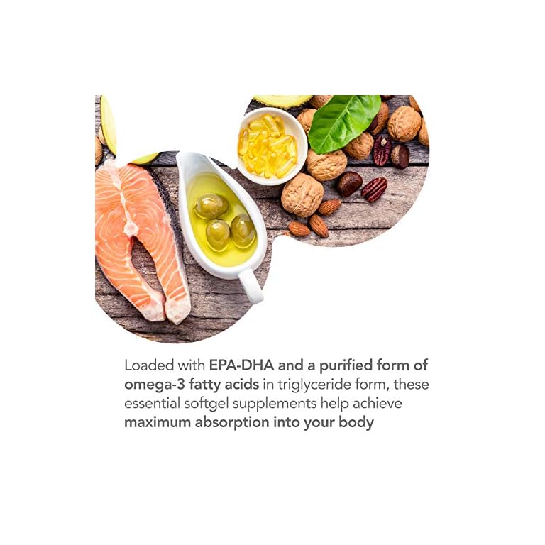 Reset360 Omega Hero Omega 3 EPADHA 1000, Triglyceride Form, Supports