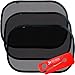 Car Window Shade XL (3-Pack) | Sun Shade for Car Window | Window Clings | UPF50+ Protection from Harmful UV Rays | Free Seat Belt Cutter & eBook | Baby Shower Gift Box