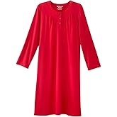 Silverts Open-Back Hospital Gowns for Women - Comfortable, Dignified, Easy Dressing for Seniors & Patients - Lace Trim