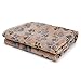 kiwitatá Pet Dog Blanket Puppy Cat Warm Coral Velvet Fleece Soft Dog Paw Print Blanket Beds Mat For Hamsters Guinea Pig