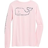 vineyard vines Men's Long-Sleeve Vintage Whale Pocket Tee