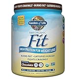 Garden of Life Organic Meal Replacement - Raw Organic Fit Vegan Nutritional Shake for Weight Loss, Chocolate, 16.3oz (1lb/461g) Powder