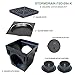 K-Musculo StormDrain 9-Inch Square Catch Basin Kit with Debris Trap and Black Grate