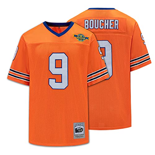 Maillot Bobby Boucher #9 Mud Dawgs – The Waterboy – Jersey Film Adam Sandler – Coutures Renforcées