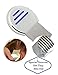 New Head Lice Metal Comb Free Shipping Stainless Steel Long Teeth Terminate Louse and Nit exterminator Peine para piojos de meral inoxidable natural de tratamiento para los piojos Blue